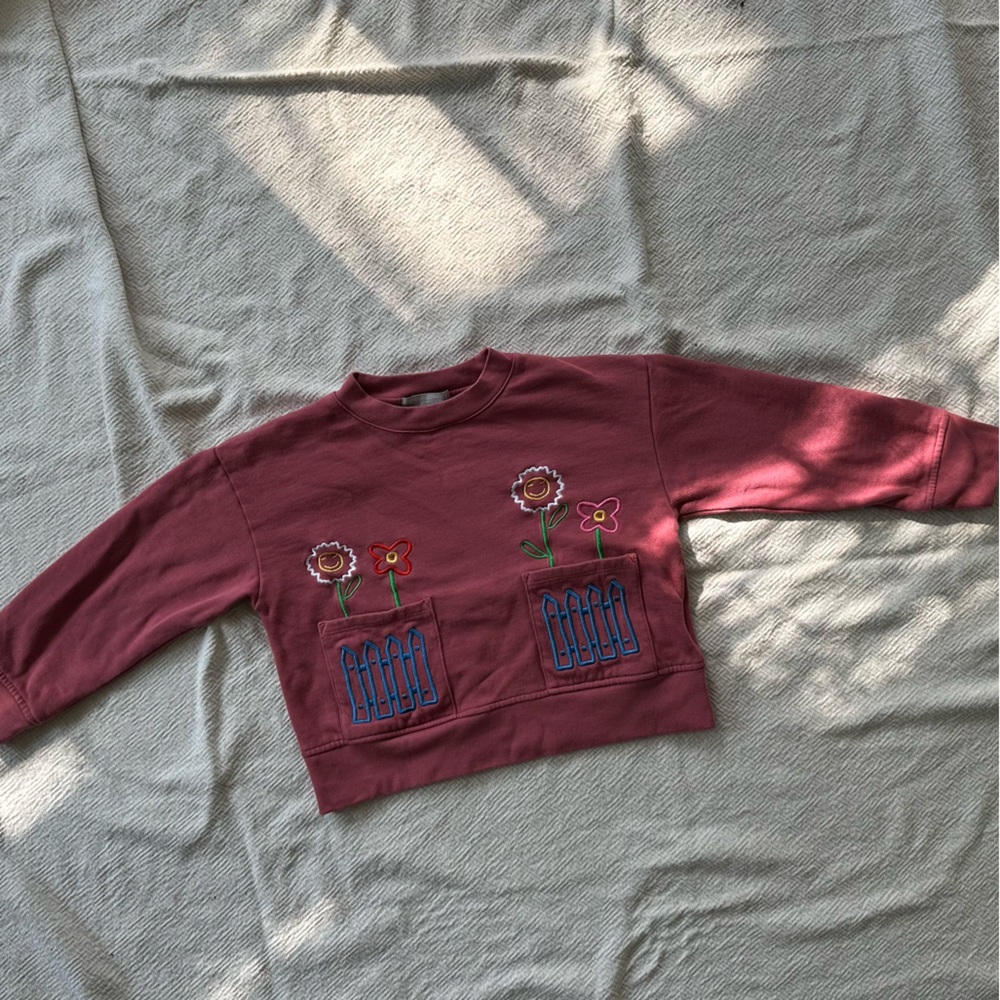 NWOT Stella McCartney Embroidered Sweatshirt Size 6